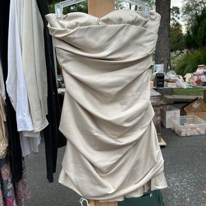 Champagne party dress